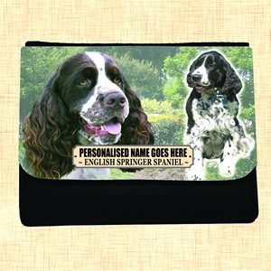 Springer Spaniel Personalised Large Dog Purse