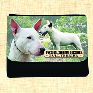 Bull Terrier Personalised Large Dog Purse 