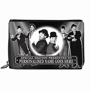 Laurel And Hardy Personalised Icon Large Purse