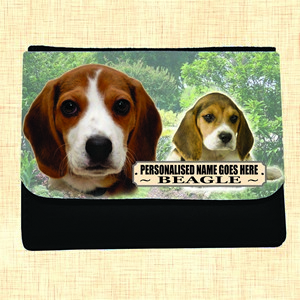 Beagle Personalised Large Dog Purse