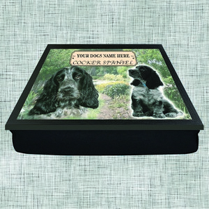 Cocker Spaniel Personalised Lap Tray