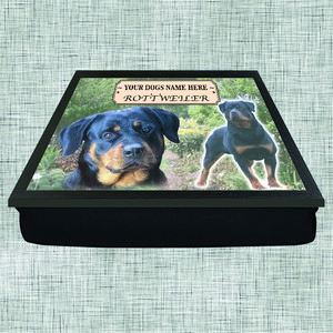 Rottweiler Personalised Lap Tray