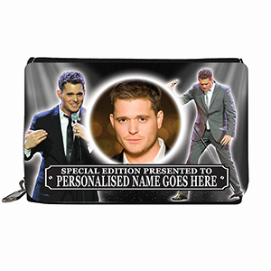 Michael Buble Personalised Icon Large Purse