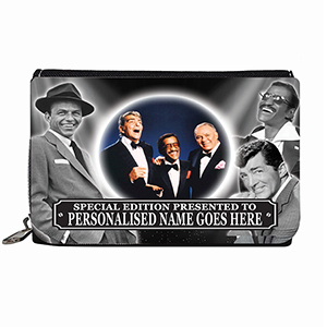 Rat Pack Personalised Icon Large Purse