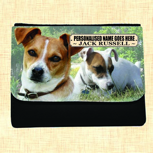 Jack Russell Personalised Large Dog Purse