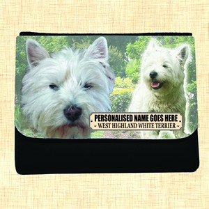 West Highland White Terrier Personalised Large Purse