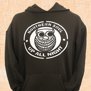 Northern Soul - Up All Night (Owl) Hoodie 