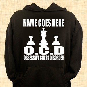  O.C.D - Obsessive Chess Disorder Personalised Hoodie
