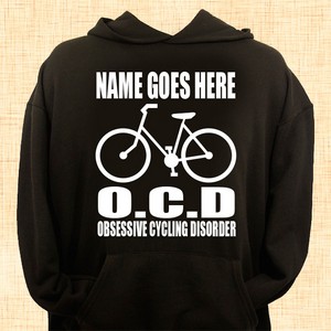 O.C.D - Obsessive Cycling Disorder Personalised Hoodie