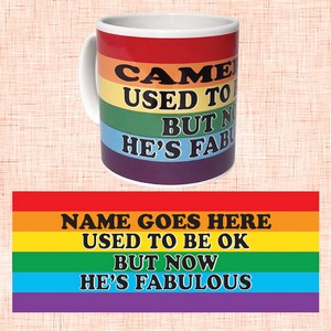  I'm Fabulous Personalised Pride Mug