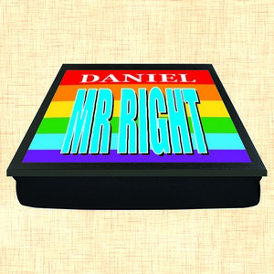 Mr  Right Personalised Pride Lap Tray