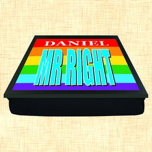 Mr  Right Personalised Pride Lap Tray