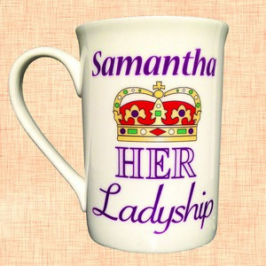 Her Ladyship Personalised China Style Mug