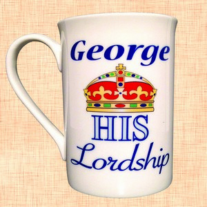His Lordship Personalised China Style Mug