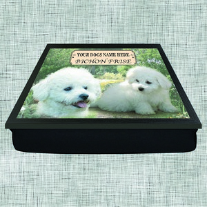 Bichon Frise Personalised Lap Tray