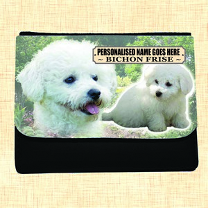 Bichon Frise Personalised Large Dog Purse