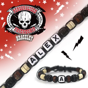 Boys Personalised Friendship Bracelet:- Alex