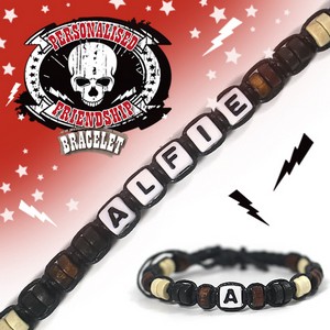 Boys Personalised Friendship Bracelet:- Alfie