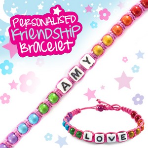Girls Personalised Friendship Bracelet:- Amy