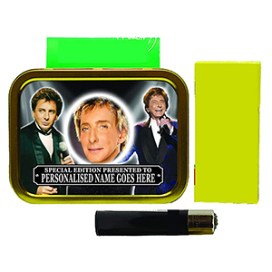 Barry Manilow Personalised Icon Tobacco Tin & Products