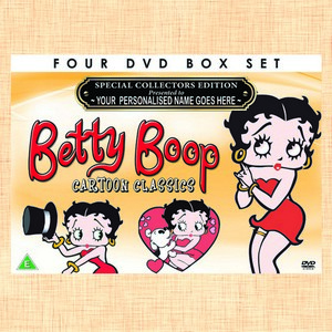 Betty Boop Cartoon Classics Personalised Four DVD Box Set 