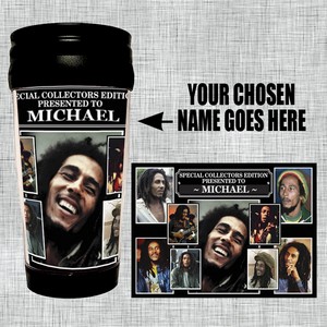 Bob Marley Personalised Icon Travel Mug