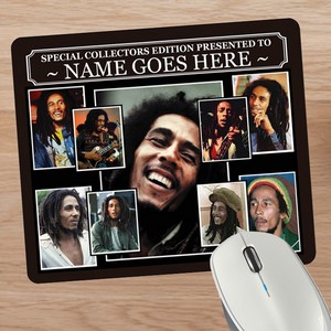 Bob Marley Personalised Icon Mouse Mat