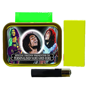 Bob Marley Personalised Icon Tobacco Tin & Products