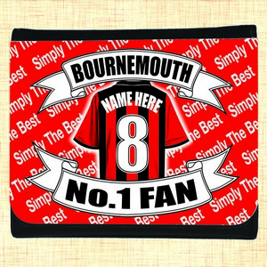 Bournemouth Football Shirt Personalised Wallet