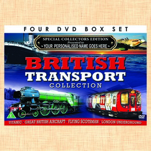 Great British Transport Collection Personalised Four DVD Box Set