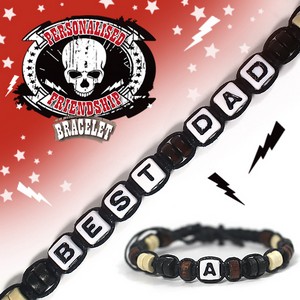 Boys Personalised Friendship Bracelet:- Best Dad