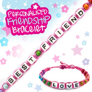 Girls Personalised Friendship Bracelet:- Best Friend