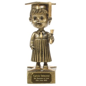 Male Personalised Bobblehead Graduation Statue