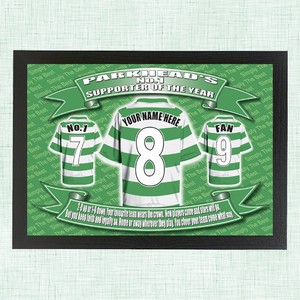 Celtic  Personalised Football Shirt Picture