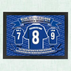 Chelsea  Personalised Football Shirt Picture
