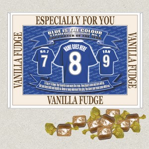 Chelsea Football Shirt  Personalised Boxed Sweets