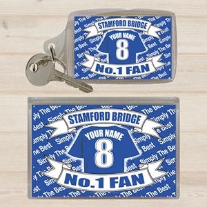 Chelsea Personalised Keyring and Magnet Set