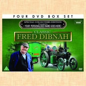 Classic Fred Dibnah Personalised Four DVD Box Set