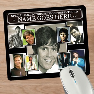 Cliff Richard Personalised Icon Mouse Mat