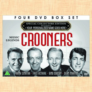 Music Legends Crooners Personalised Four DVD Box Set