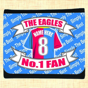 Crystal Palace Football Shirt Personalised wallet