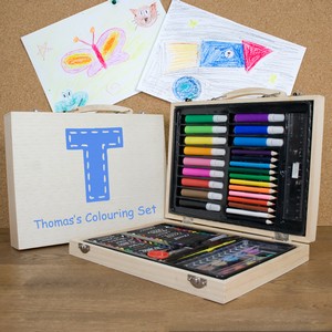  Personalised Colouring In Set For Children