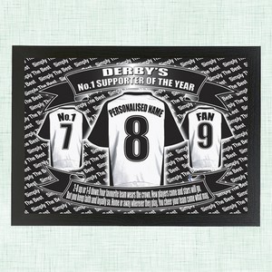 Derby  Personalised Football Shirt Picture