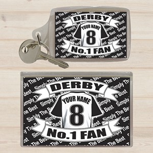 Derby Personalised Magnet and Keyring Set