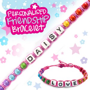 Girls Personalised Friendship Bracelet:- Daisy