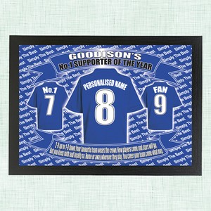 Everton Personalised Football Shirt Picture