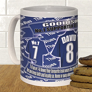 Everton Personalised Football Shirt Mug
