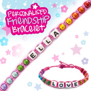 Girls Personalised Friendship Bracelet:- Ella