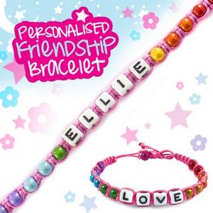 Girls Personalised Friendship Bracelet:- Ellie