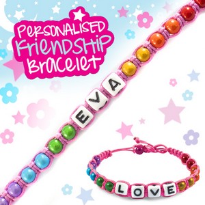 Girls Personalised Friendship Bracelet:- Eva